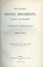 first page from The Ancient Bronze Implements 