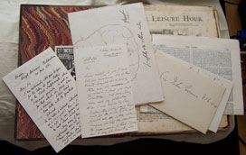Various documents from the Evans archive
