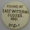East Wittering Coin Label